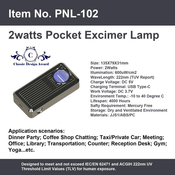 2watts Pocket Excimer Lamp