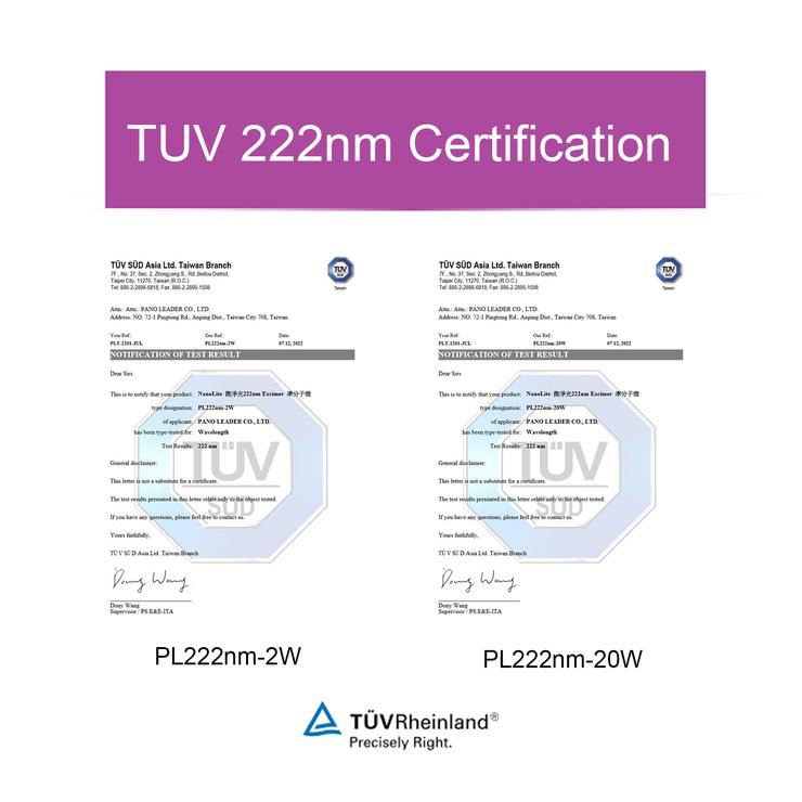 TUV-222nm-Certification
